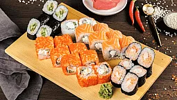 10 meilleures livraisons de sushis et de petits pains à Samara